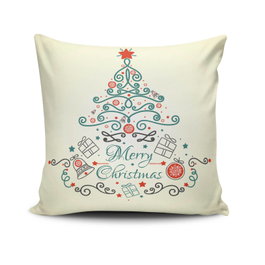 Aberto Design Cojín NOELKRLNT-35 Multicolor 43 x 43 cm